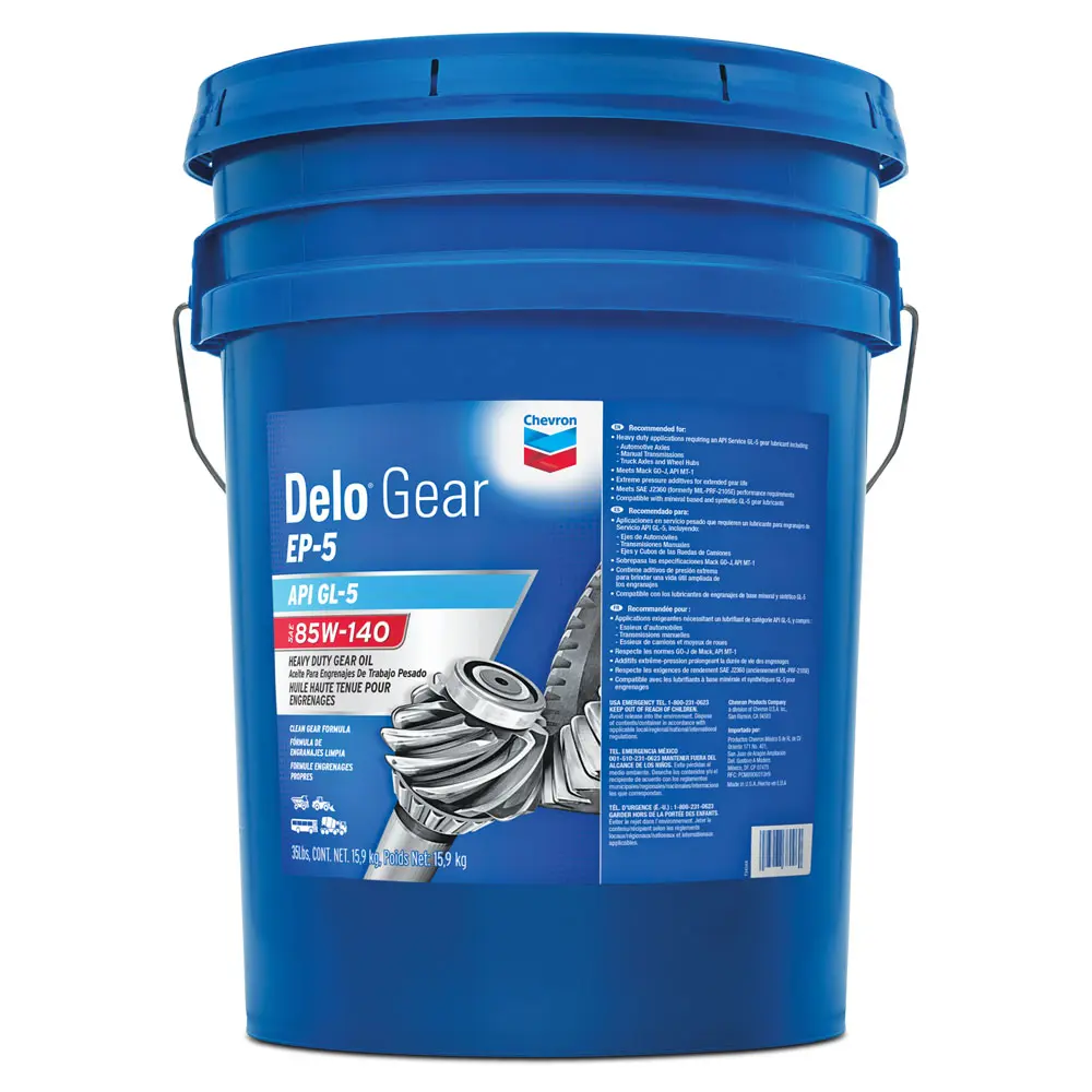 CUBETA CHEVRON DELO GEAR EP5 85W140