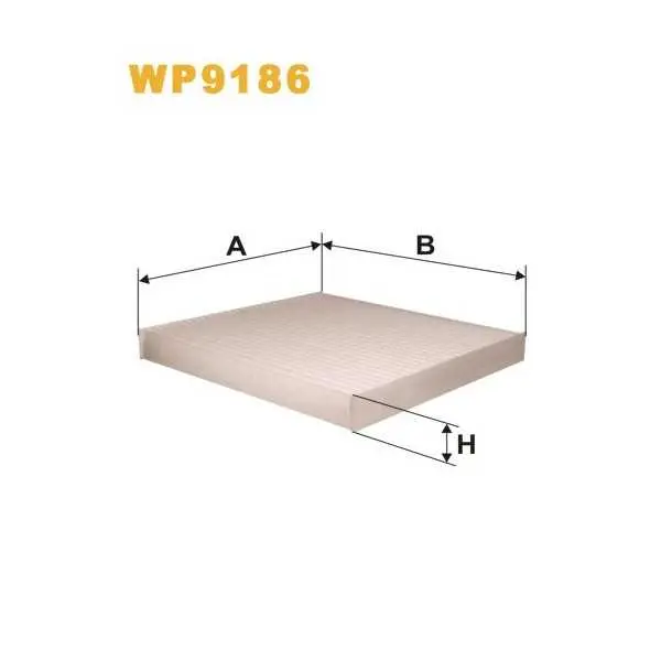 FILTRO DE CABINA WIX WP9186 MAZDA CX-7 DODGE — imagen 2