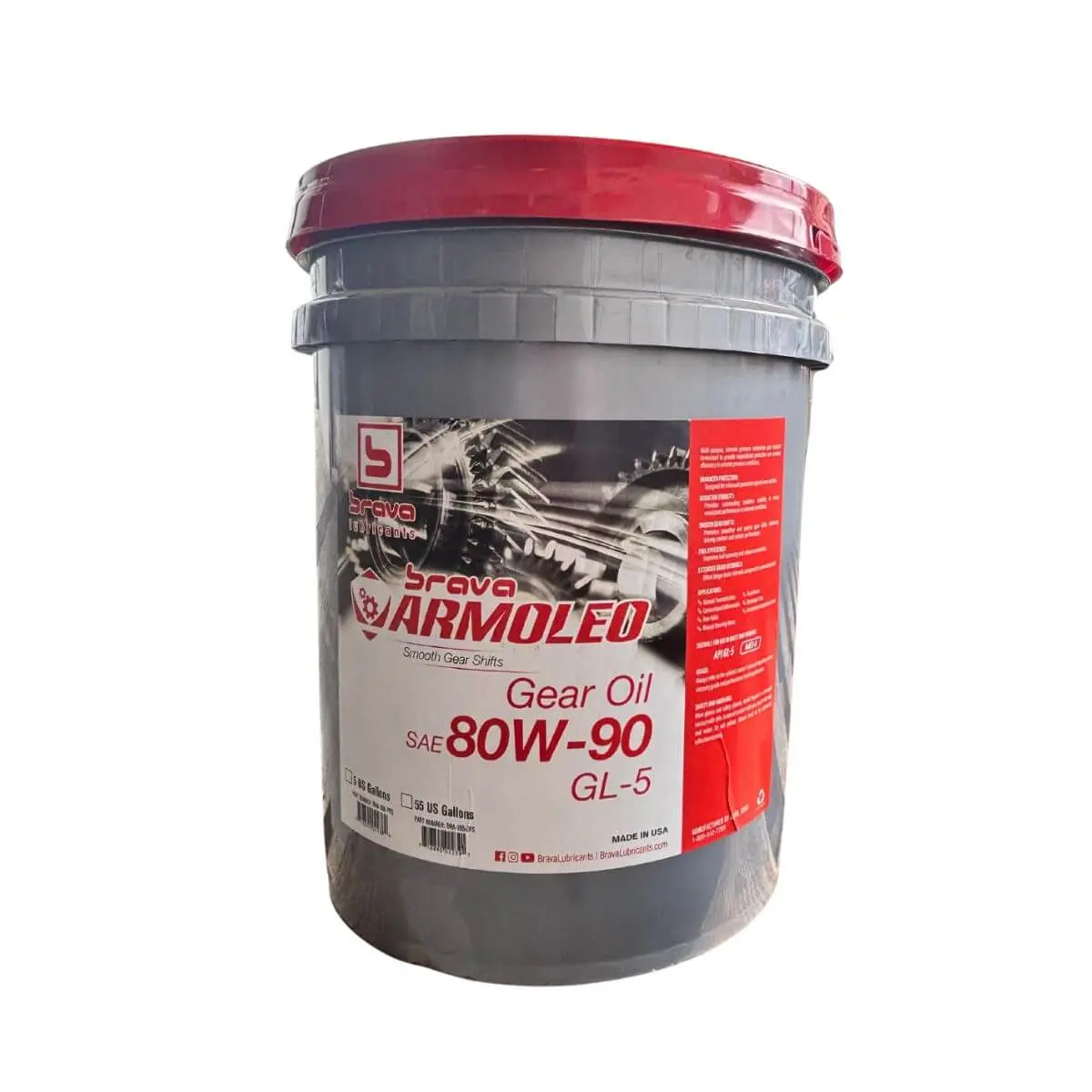 CUBETA 80W90 GEAR OIL GL5 STI