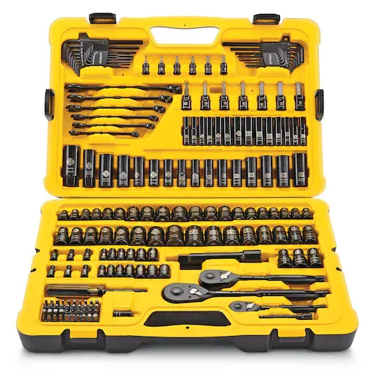 JUEGO COPAS AUTOCLE 1/4"-1/2" MM/SAE NEGRO (183) STANLEY