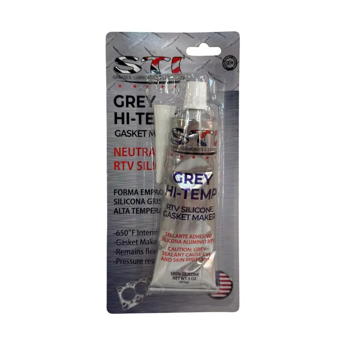 SILICON GRIS STI 3 OZ  ALTA TEMPERATURA